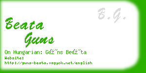 beata guns business card